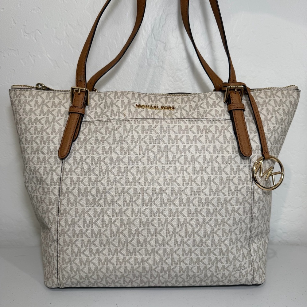 Michael Kors Signature Coated Canvas Tote